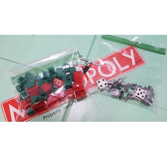 Vintage 1998 Parker Brothers Monopoly Board Game PRE-OWNED & COMPLETE - Picture 3 of 9